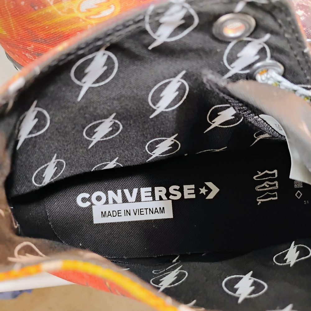 Converse Black and Orange Graphic Sneakers - Picture 11 of 11